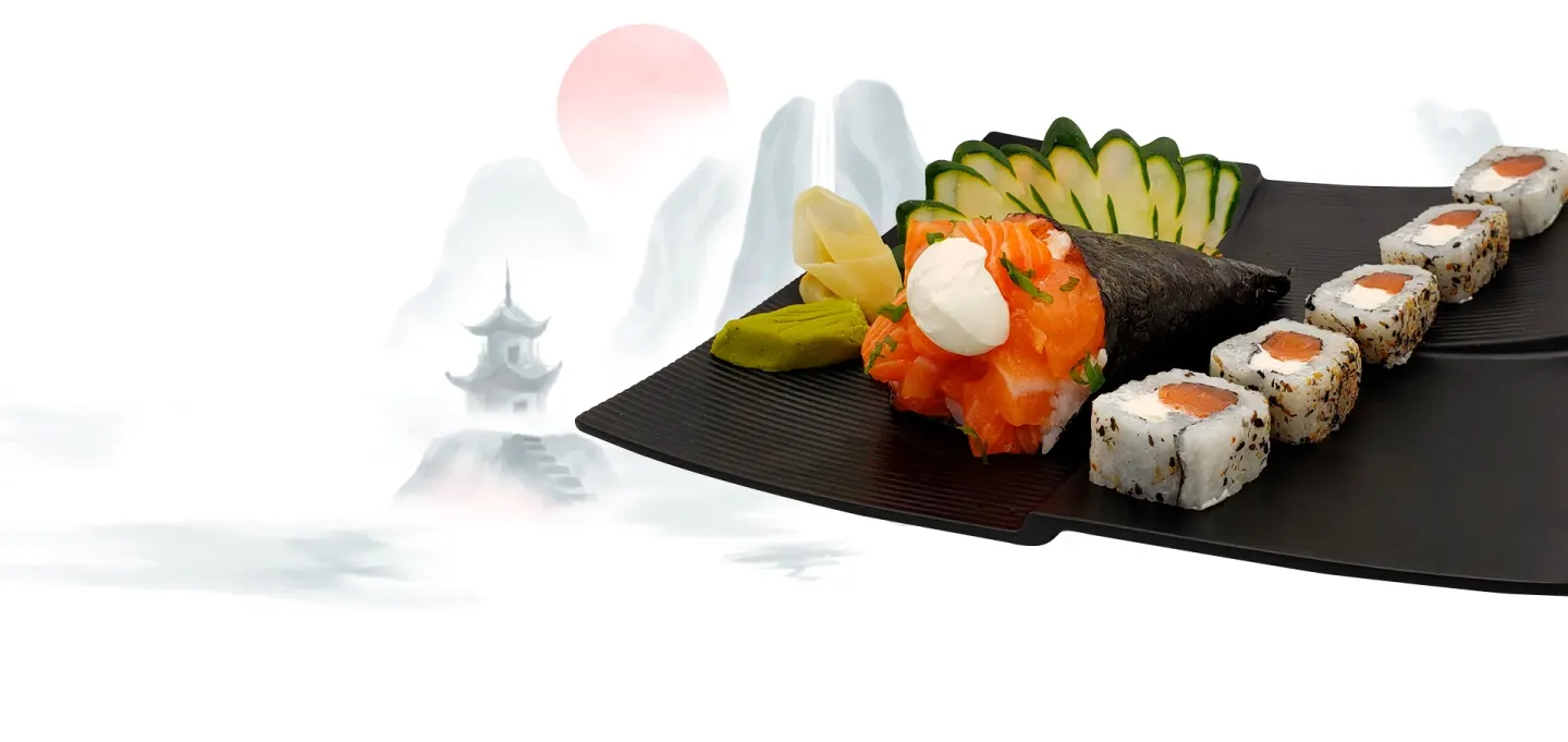 Combinado O Favorito do Shae: temaki e uramaki Philadelphia